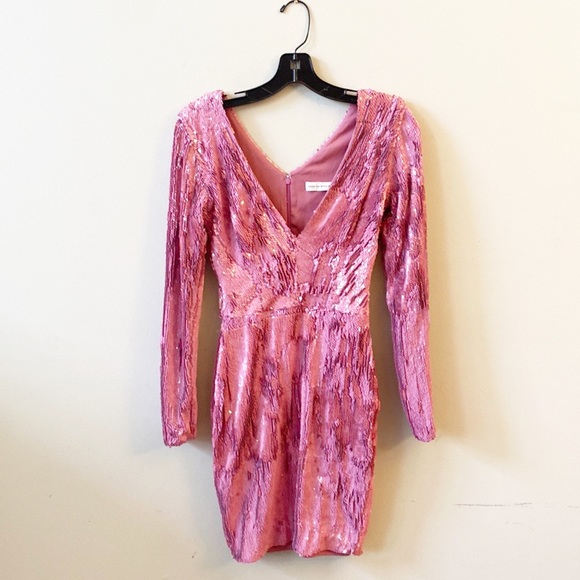 Dress the Population Dresses & Skirts - NEW Dress the Population x Revolve Shauna PINK Sequin Mini Cocktail Party
